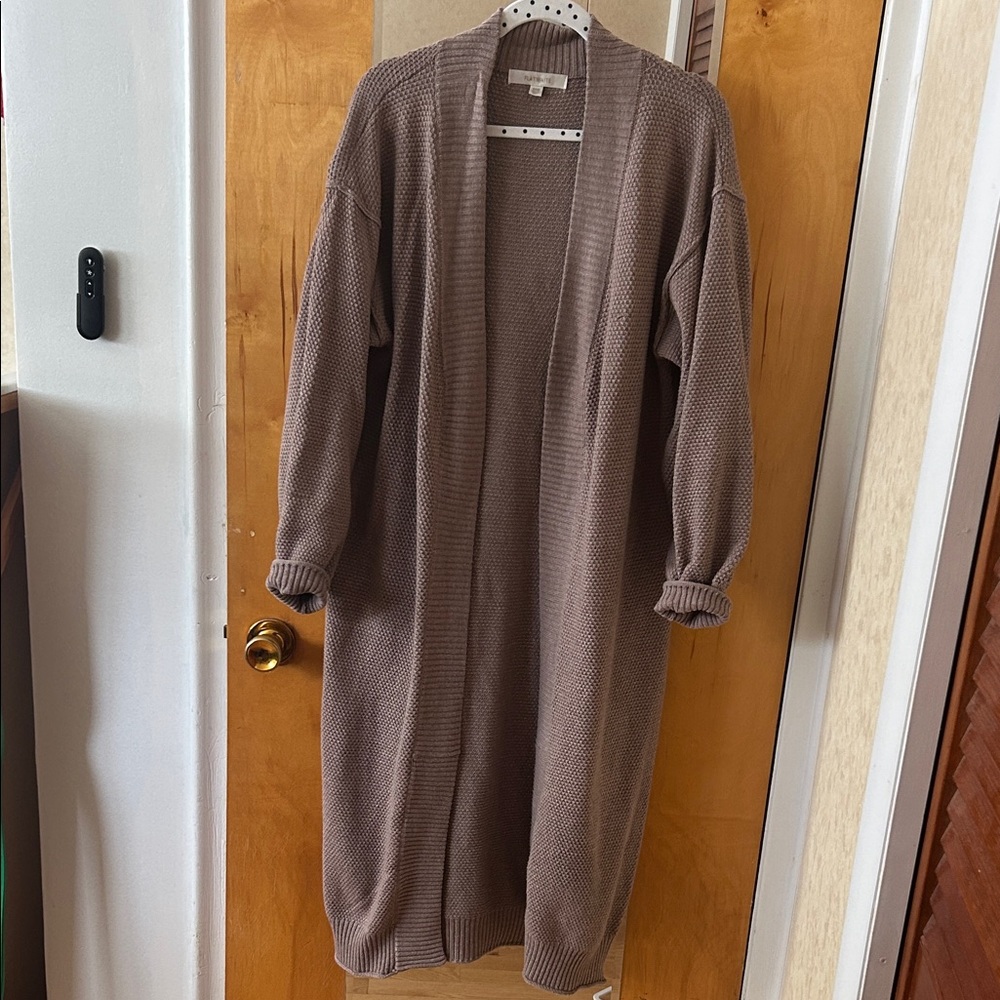 Anthropologie - Cozy Brown Knit Cardigan